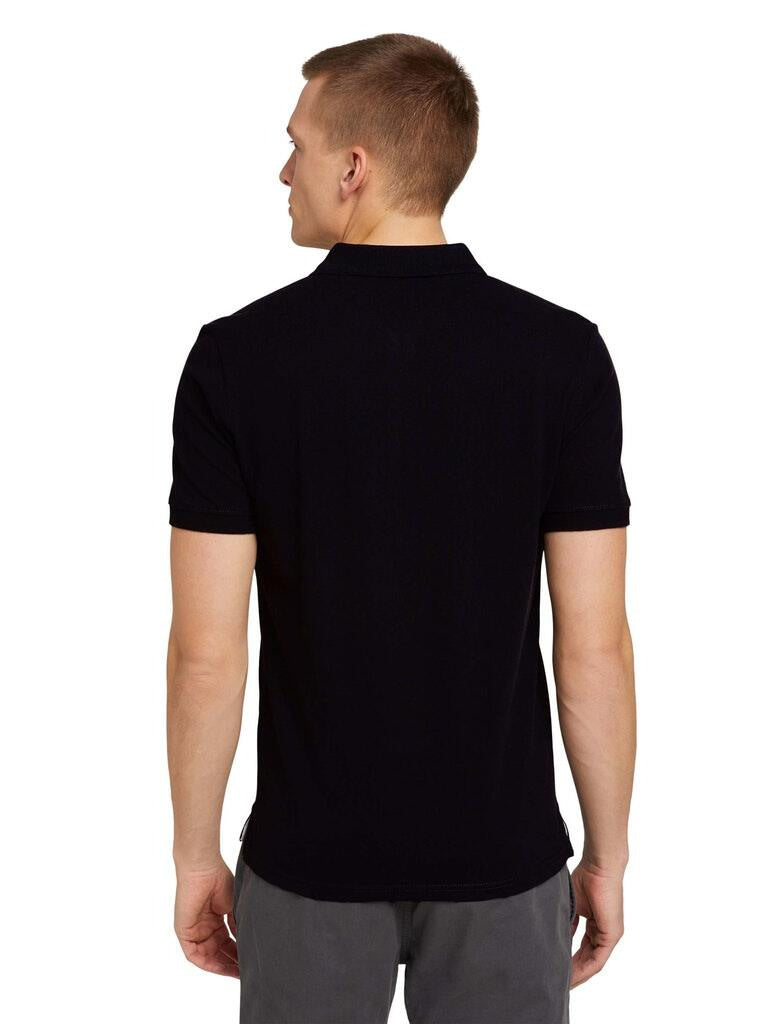 Poloshirt aus Baumwollpiqué - 29999-Black - Schwarz