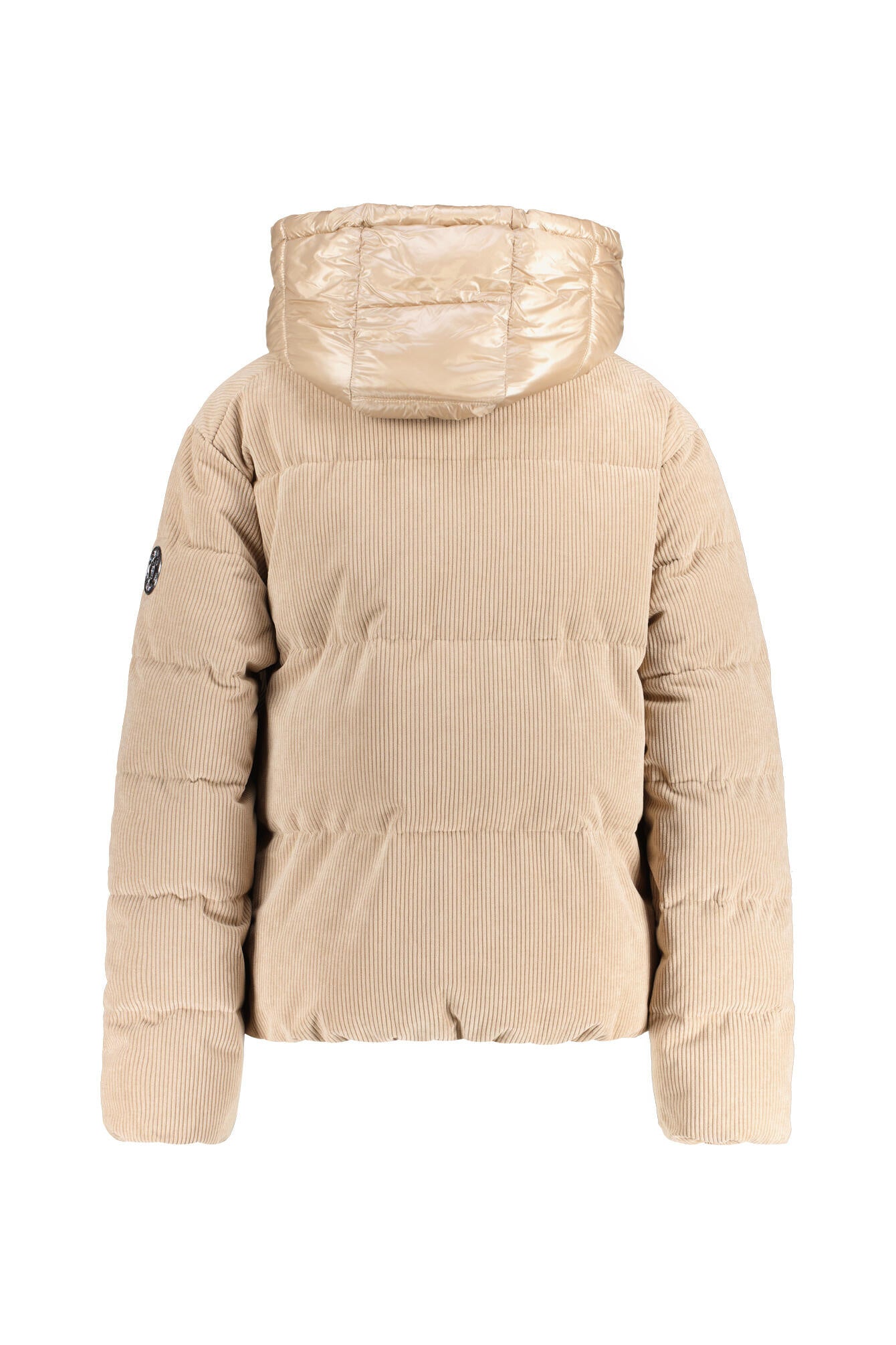 Steppjacke mit Kapuze aus Cord - 123-desert bei - Beige