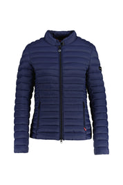 Steppjacke mit Stehkragen - 518-midnight b - Blau