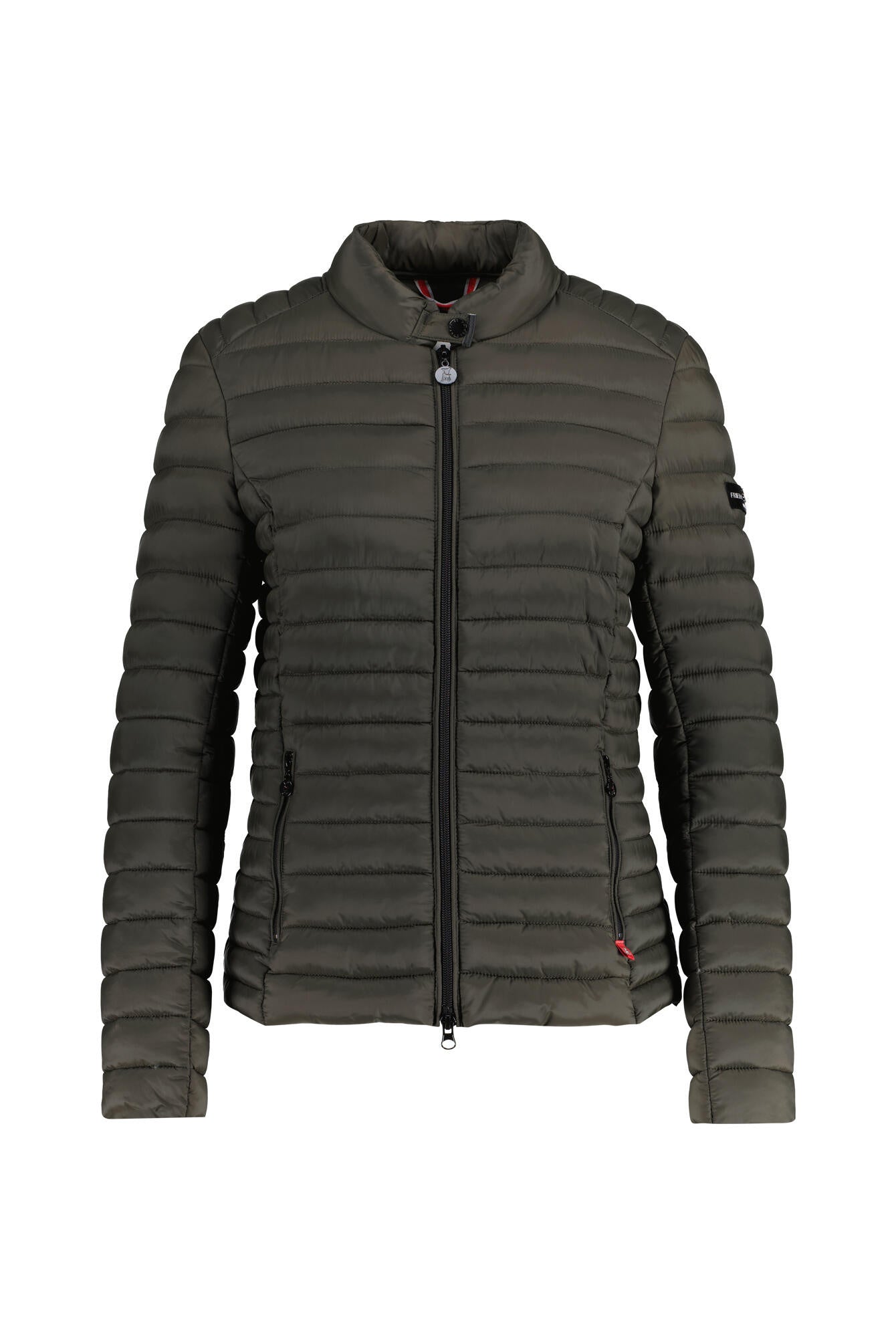 Steppjacke mit Stehkragen - 977-black oliv - Grün