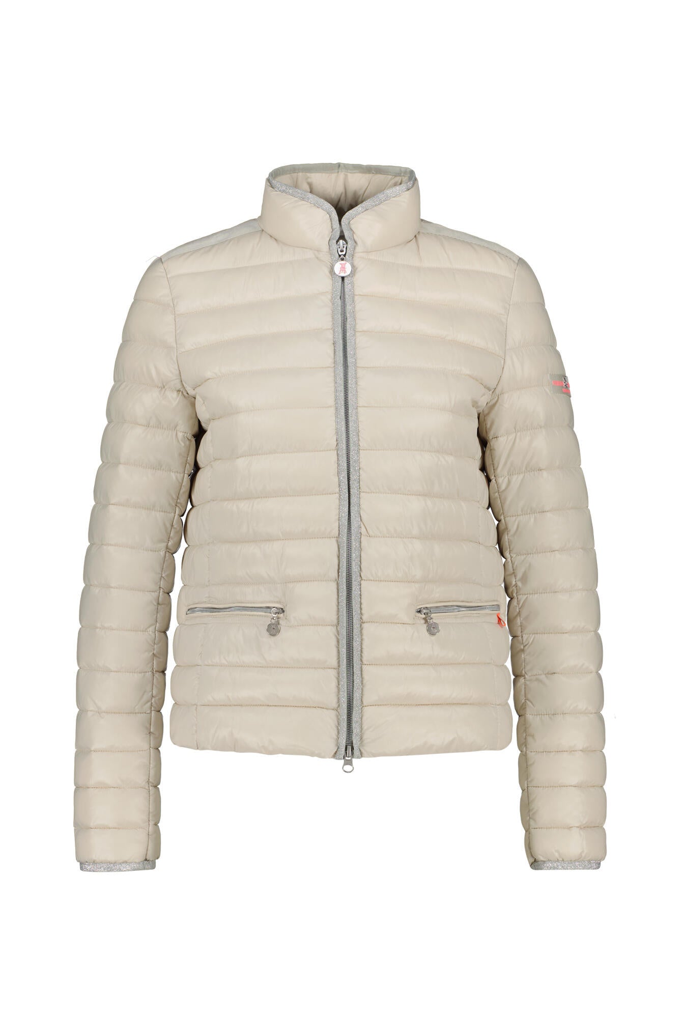 Steppjacke mit Stehkragen - 111-champagne - Beige