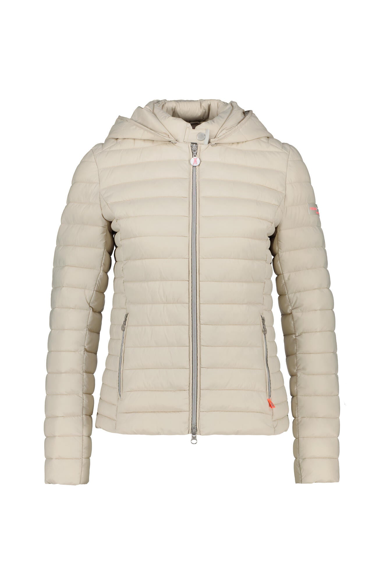 Steppjacke mit Kapuze - 111-champagne - Beige