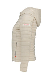 Steppjacke mit Kapuze - 111-champagne - Beige