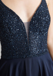 Abendkleid - 300 - Blau