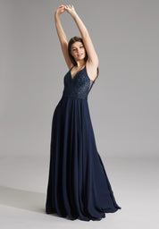 Abendkleid - 300 - Blau