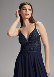 Abendkleid - 300 - Blau