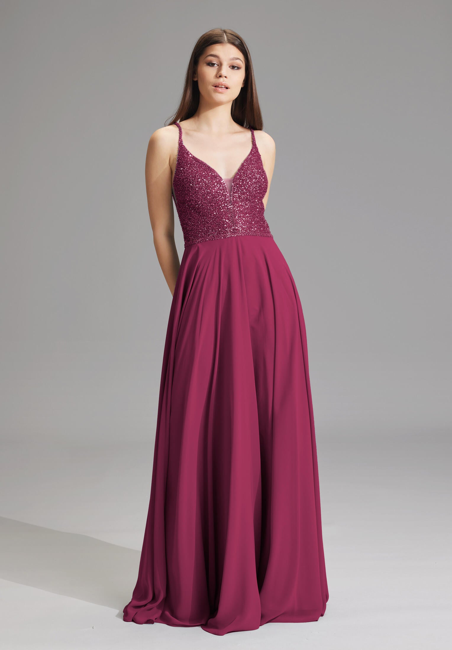 Abendkleid - 610 - Violett