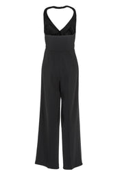 Jumpsuit mit Neckholder - 100 - Schwarz