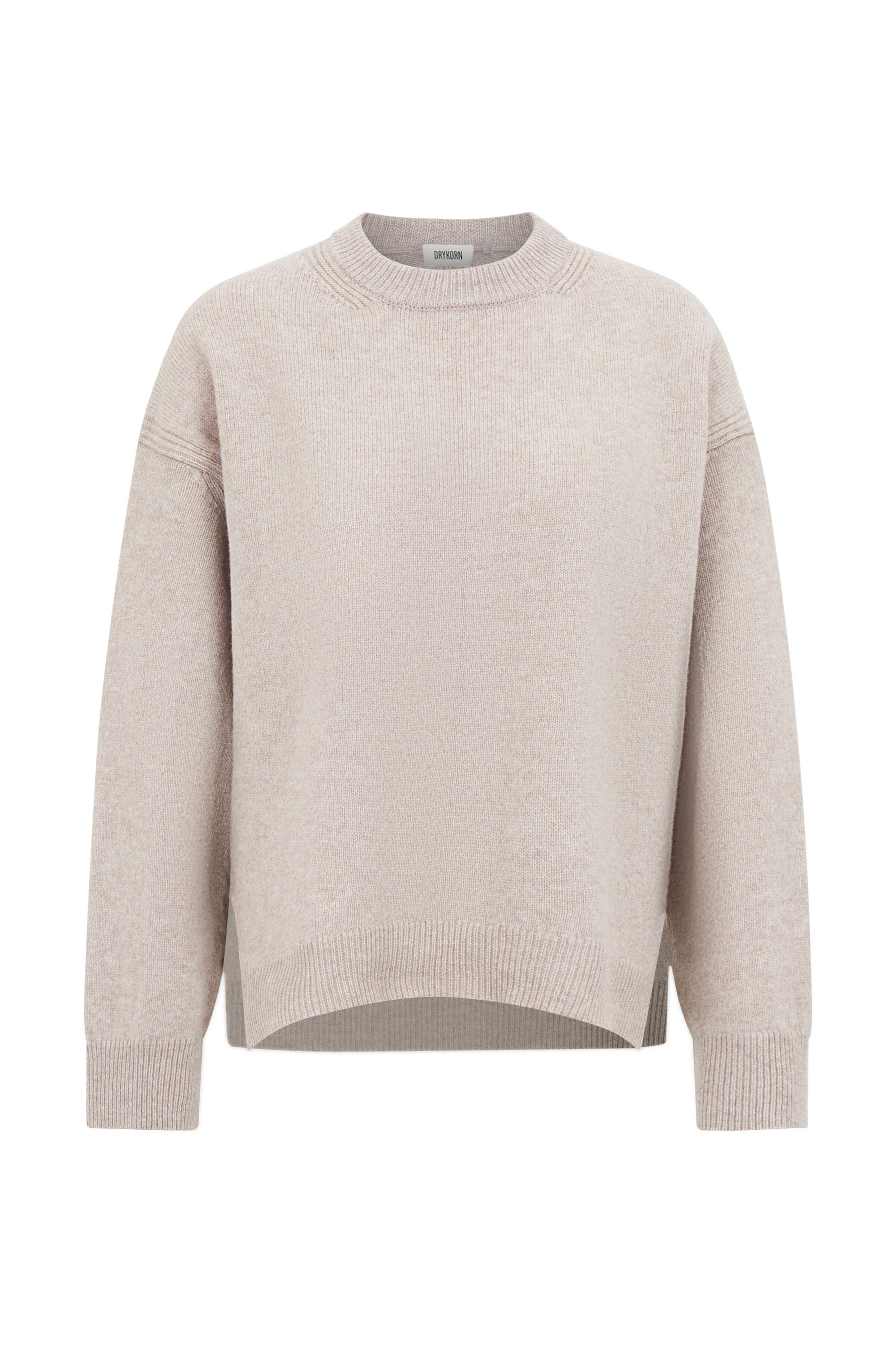 Strickpullover LIZIELA aus Schurwolle - 1708 - Braun