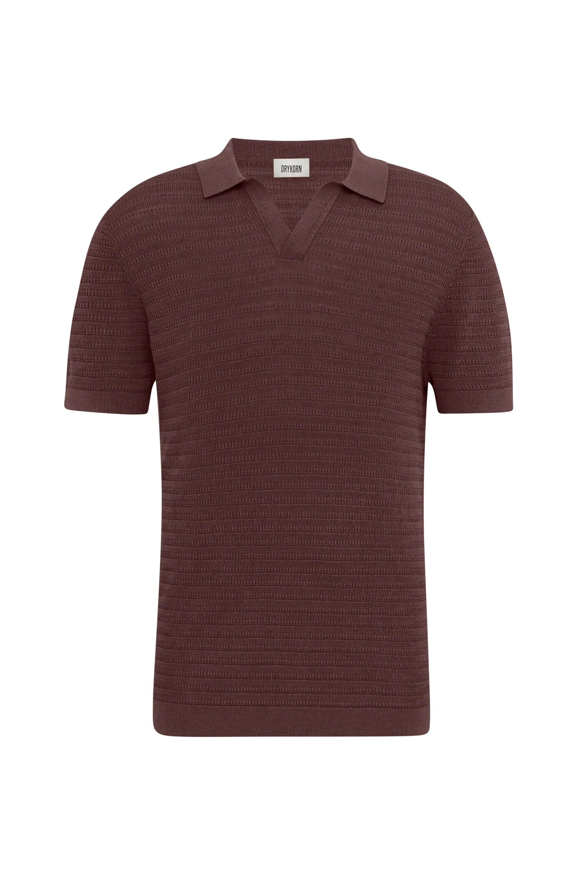 Strick-Poloshirt BRAIAN - 5010 - Rot