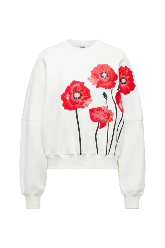 Oversized Sweatshirt in Baumwolle - 1907 - Mehrfarbig