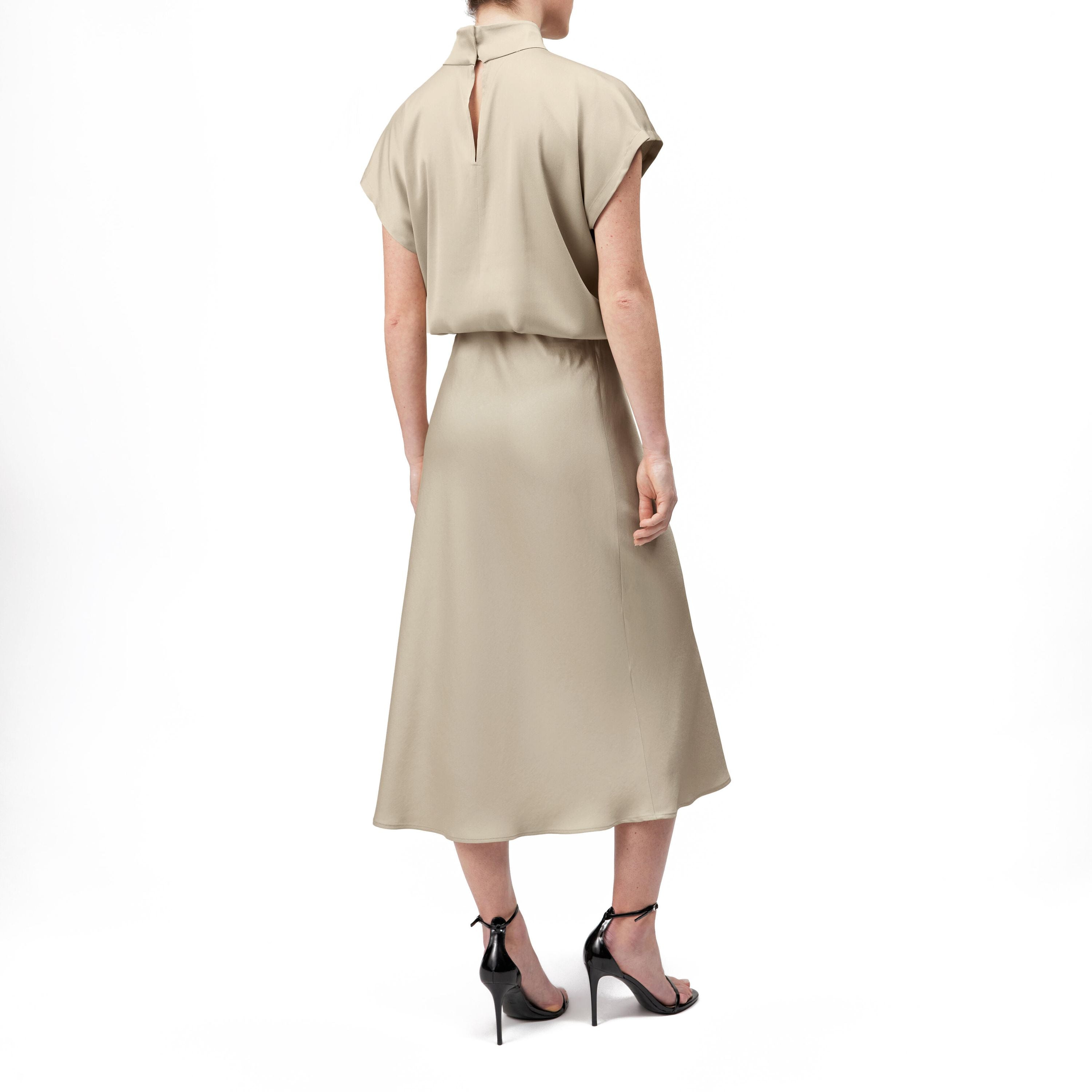 Bleistiftrock URA - 1702 - Beige