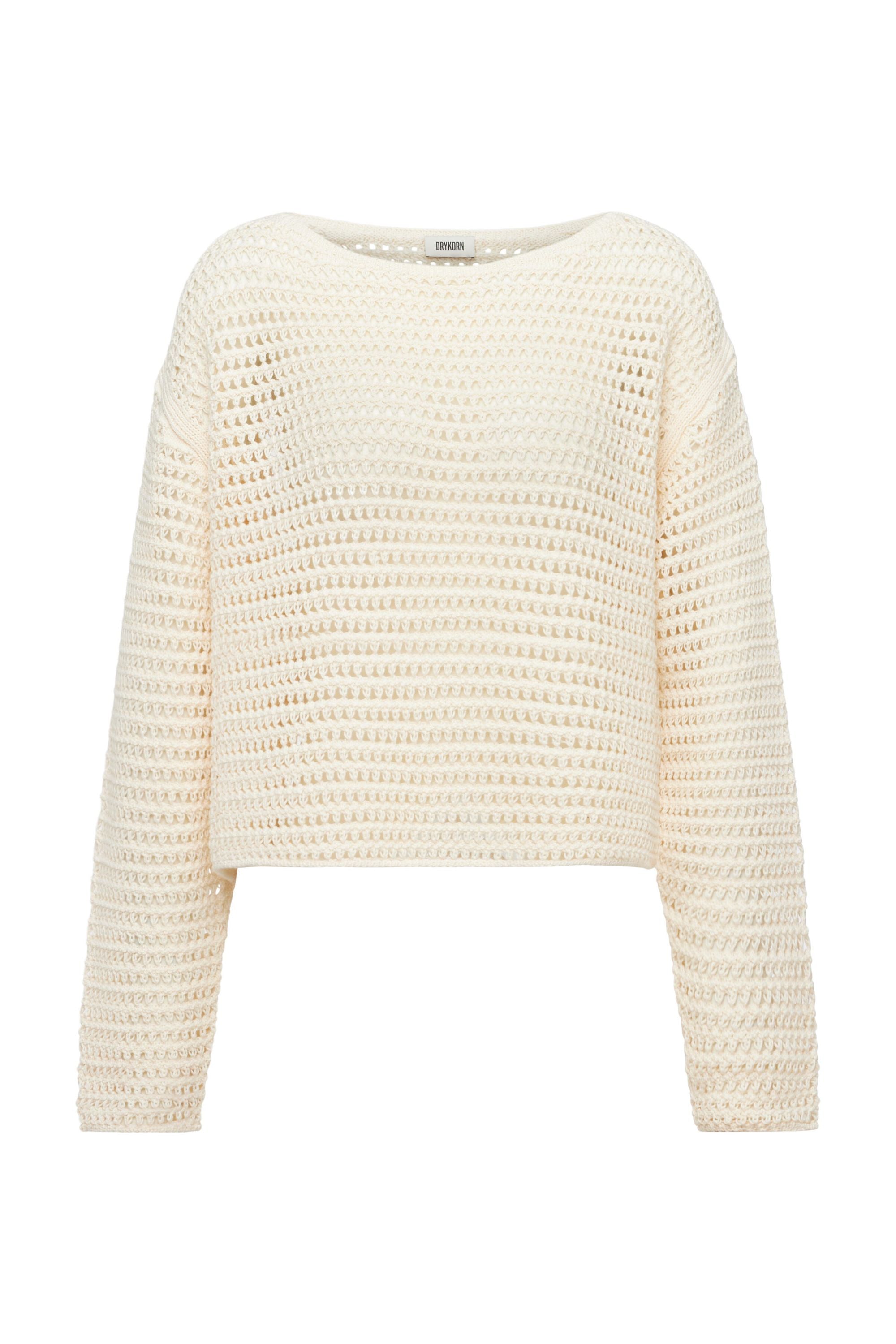 Strickpullover Cropped Fit - 1822 - Creme