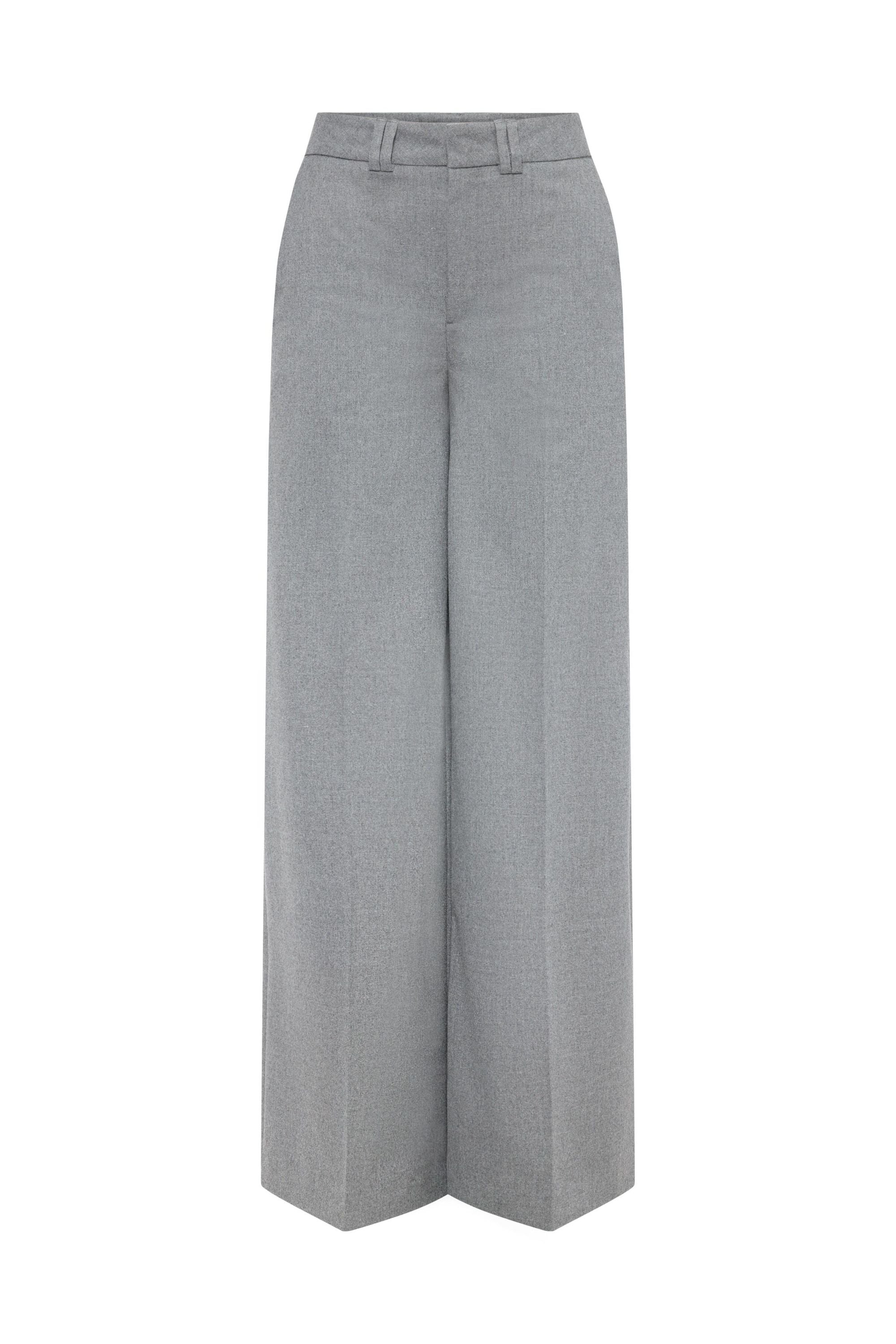 Businesshose AQUITE Wide Leg - 6310 - Grau