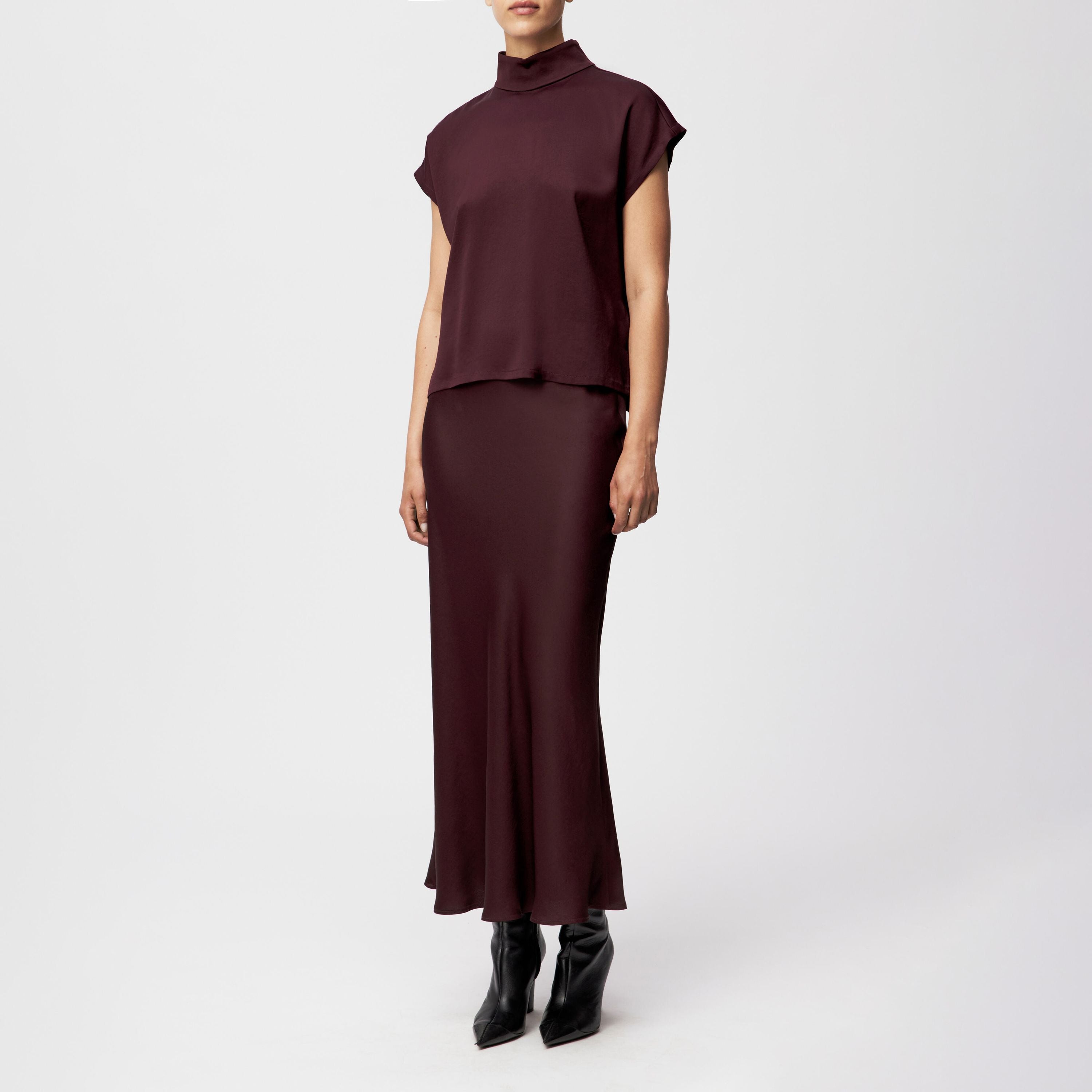 Schlupfbluse ALARIA - 5011 - Rot