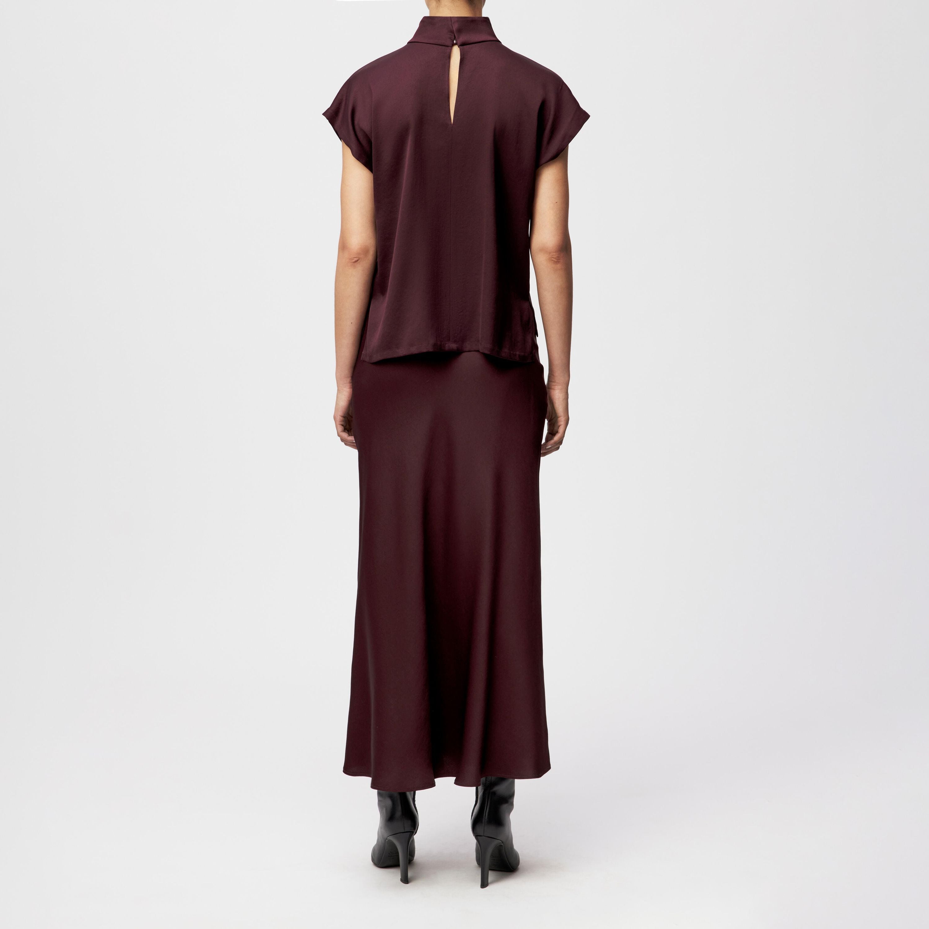 Schlupfbluse ALARIA - 5011 - Rot