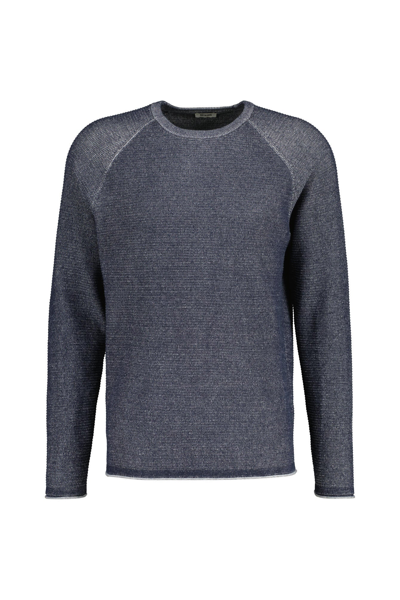 Strickpullover TITZIAN aus Baumwolle - 3000 - Blau