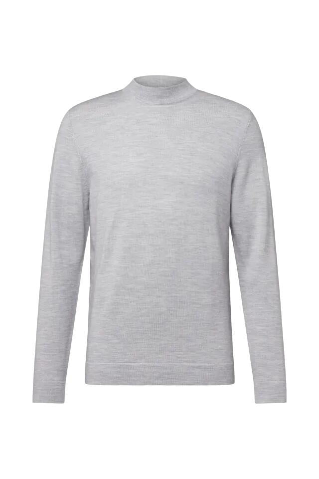 Strickpullover ARWON aus Schurwolle - 6602 - Grau