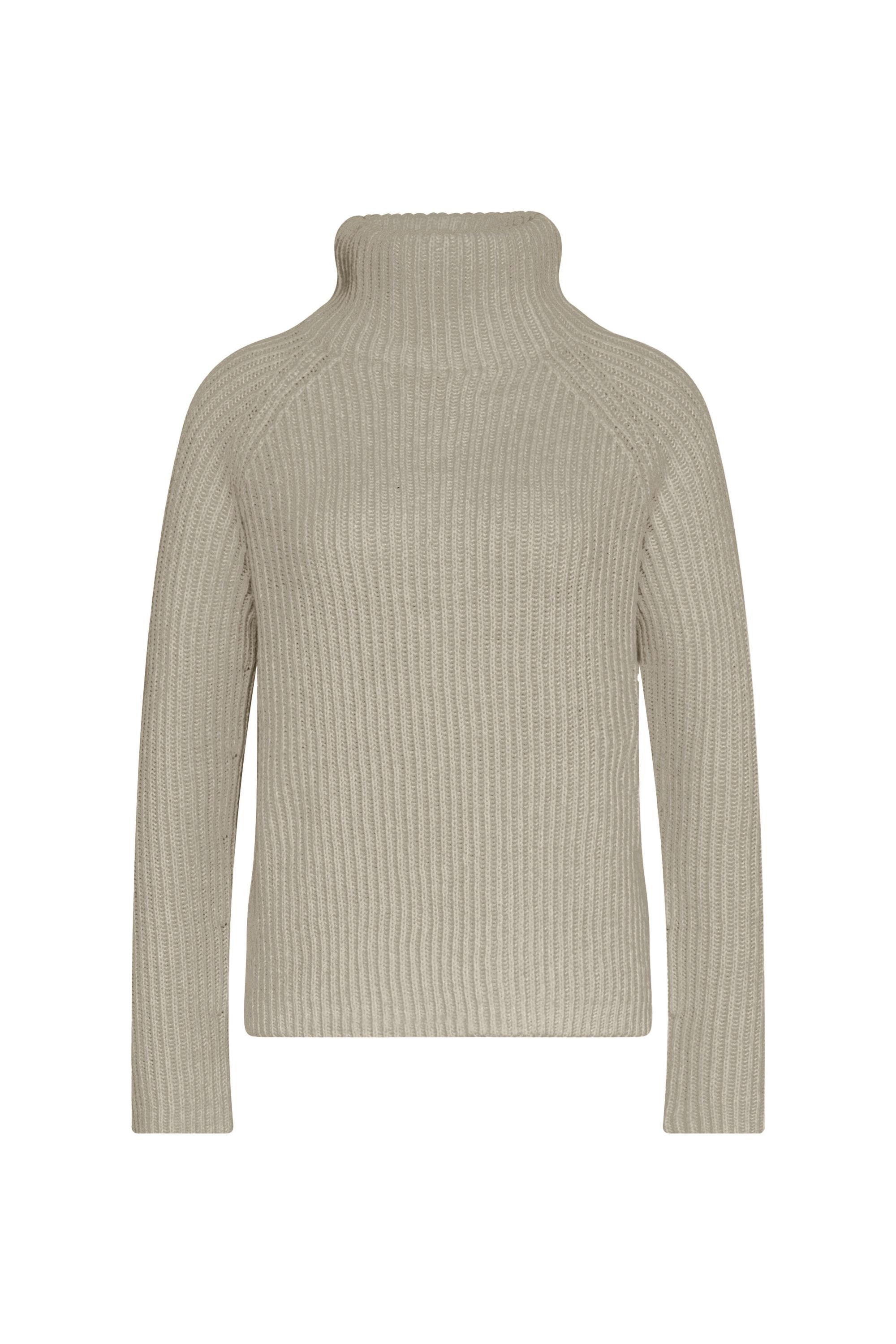 Grobstrickpullover mit Turtleneck - 1714 - Braun