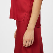 Schlupfbluse ALARIA - 5200 - Rot