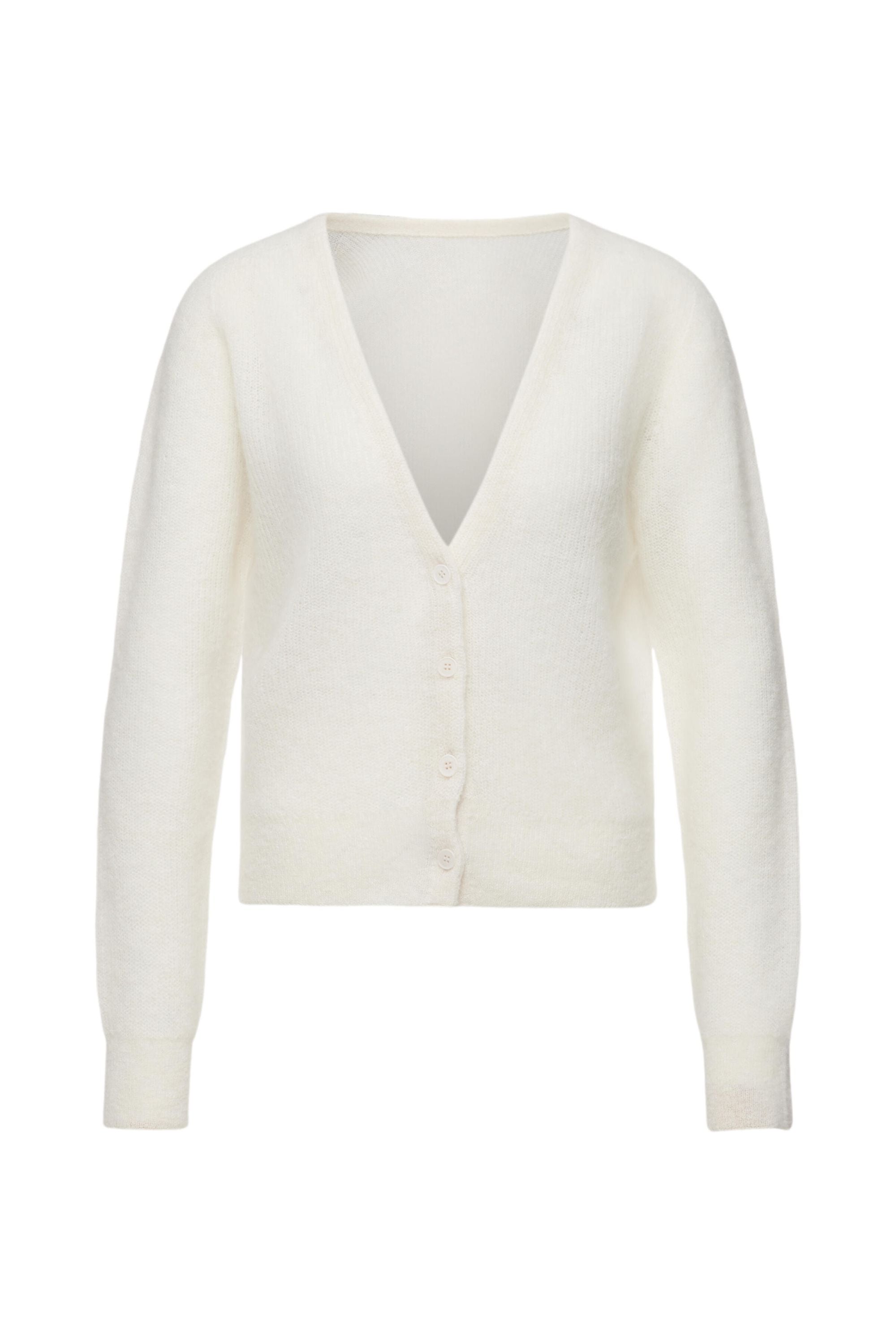 Cardigan aus Woll-Mix - 1902 - Creme