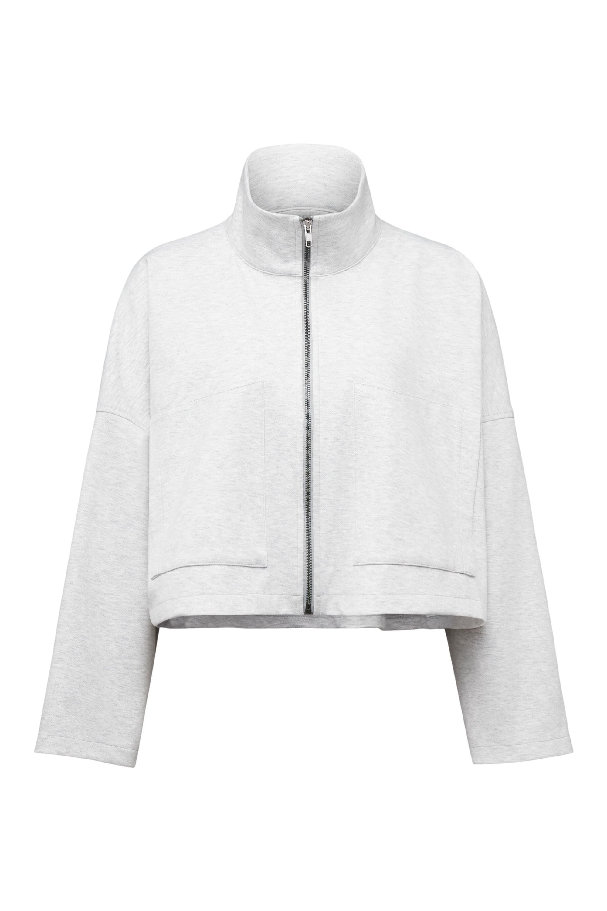 Sweatjacke ELSTOW Relaxed Fit - 6602 - Grau