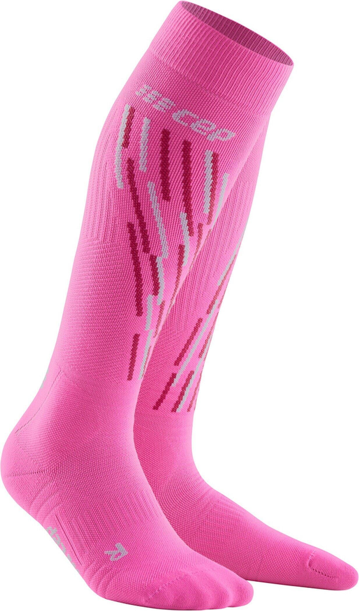 Ski thermo compression Socks - 618-pink/flash pink - Pink