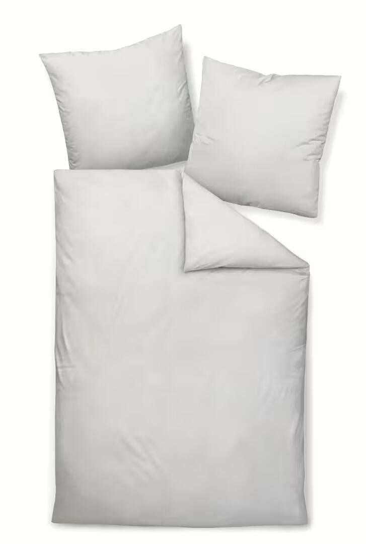 Bettwäsche JERSEY CLASSIC im Fischgrätmuster - 37-naturell - Creme