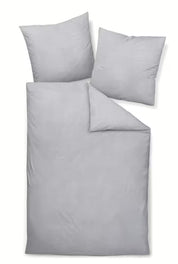 Bettwäsche JERSEY CLASSIC im Fischgrätmuster - 57-vulkan - Braun