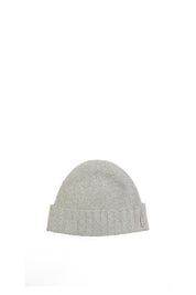 Strickmütze - 9300-silver uni - Grau