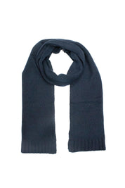 Schal ALEXIO aus Baumwollmix - 1200-navy uni - Blau