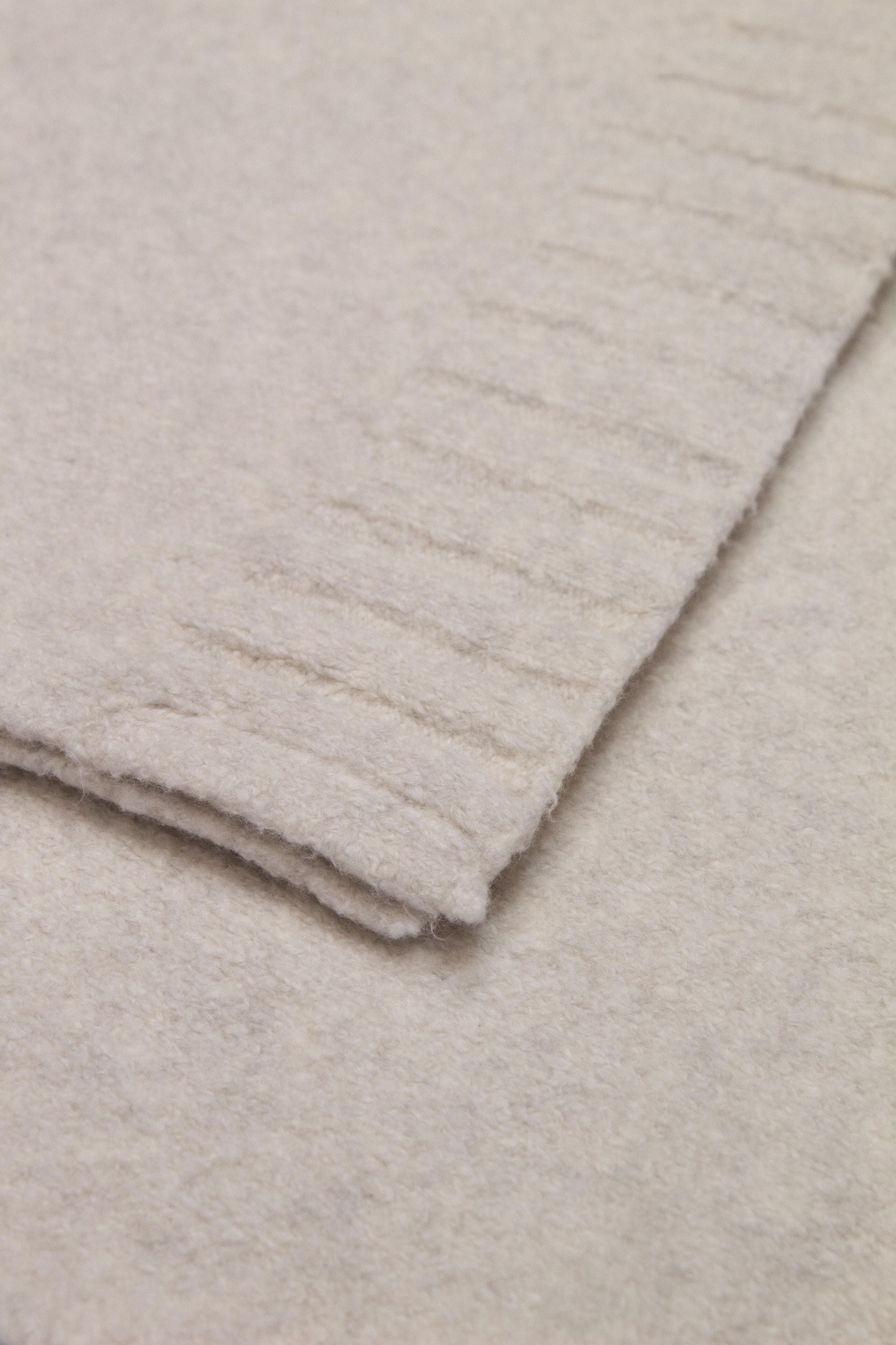 Schal ALEXIO aus Baumwollmix - 6400-ecru uni - Creme