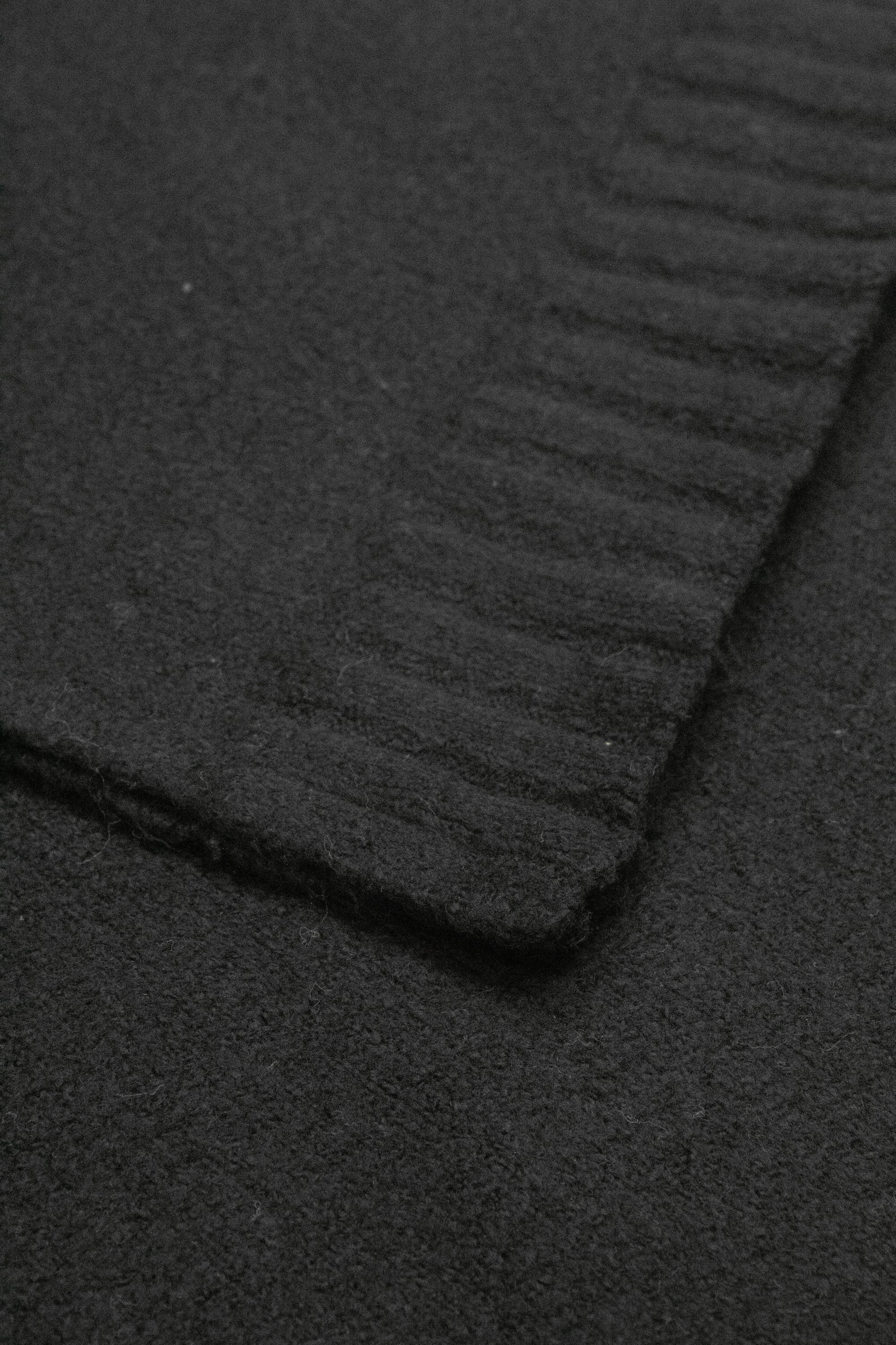 Schal ALEXIO aus Baumwollmix - 9000-black uni - Schwarz