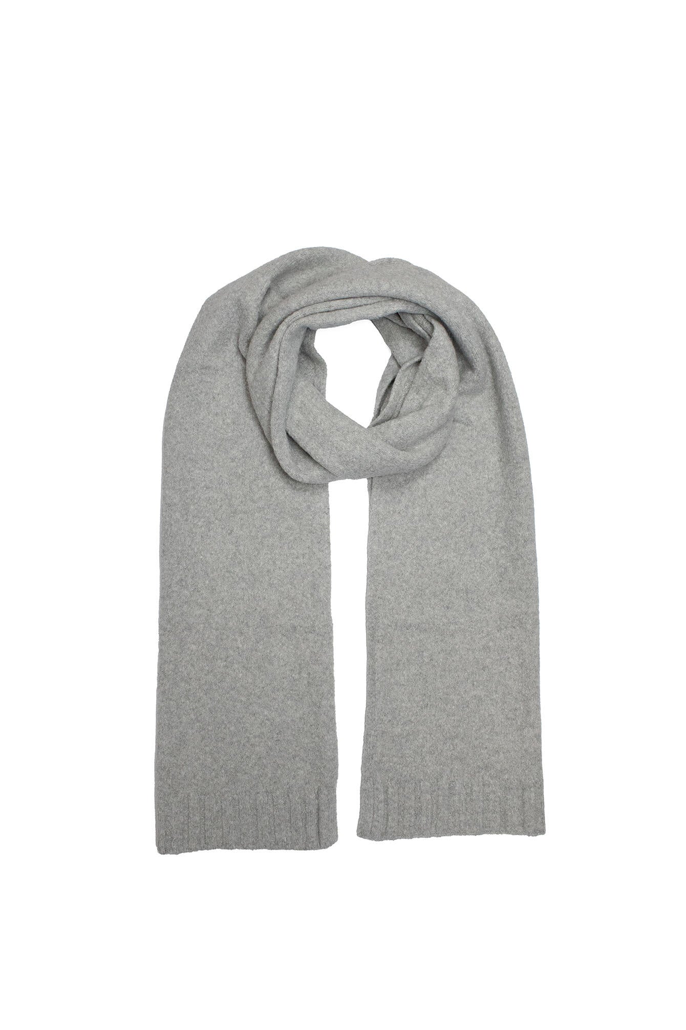 Schal ALEXIO aus Baumwollmix - 9300-silver uni - Grau