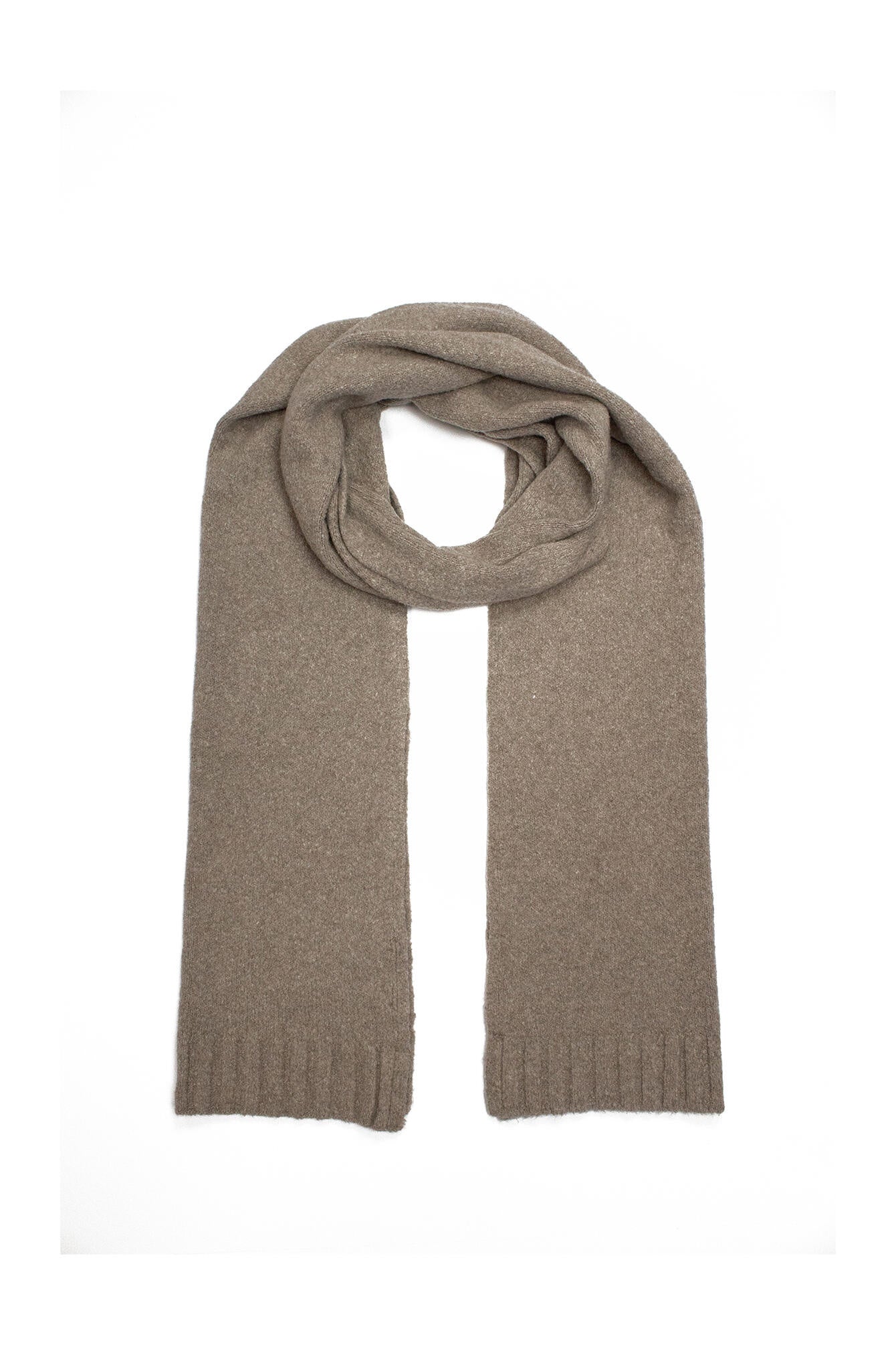 Schal ALEXIO aus Baumwollmix - 6000-brown uni - Braun