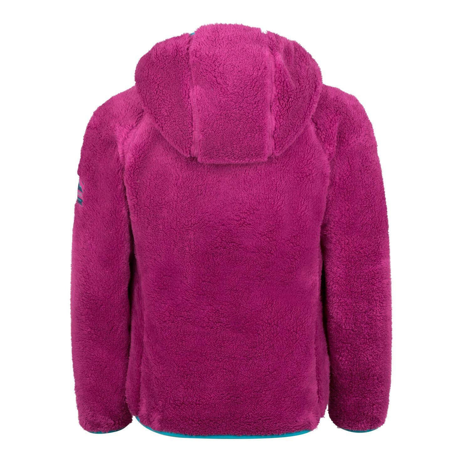 Teddyjacke Borgund - 243-bright berry/dark turquois - Rot