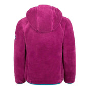 Teddyjacke Borgund - 243-bright berry/dark turquois - Rot