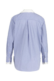 Bluse aus Baumwollmix - 680 - Blau