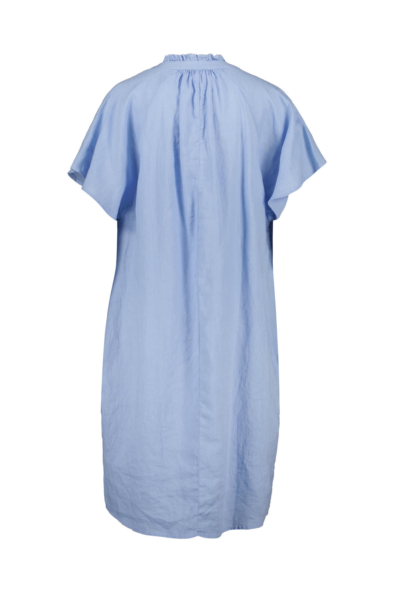 Sommerkleid Mini aus Leinen - 611 - Blau