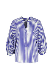 Bluse aus Baumwollmix - 680 - Blau