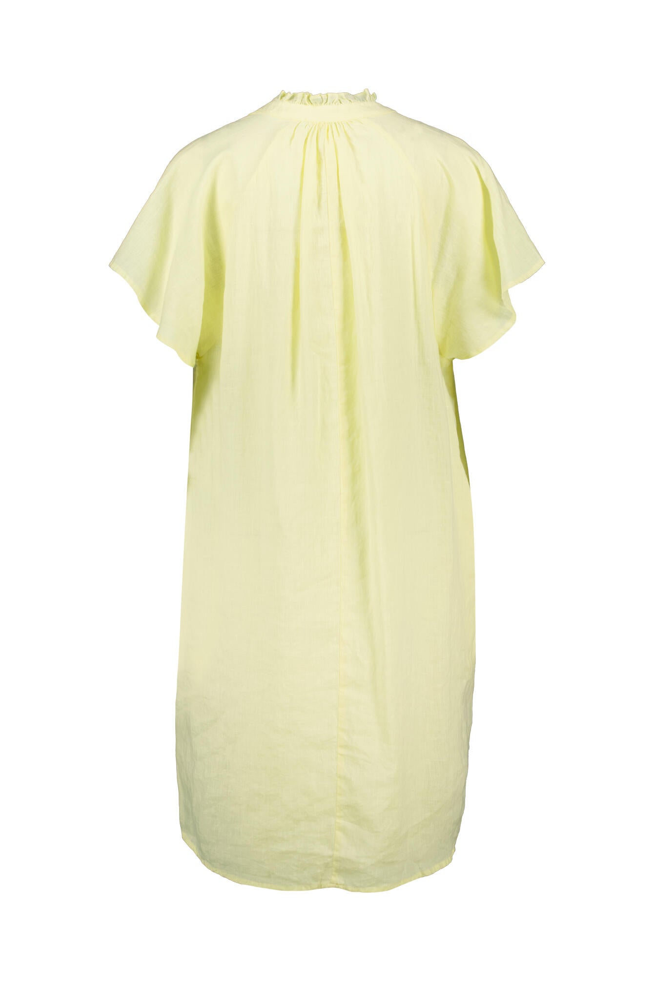 Sommerkleid Mini aus Leinen - 210 - Gelb