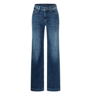 Jeans Wide Leg - D574 cobalt authentic wash - Blau