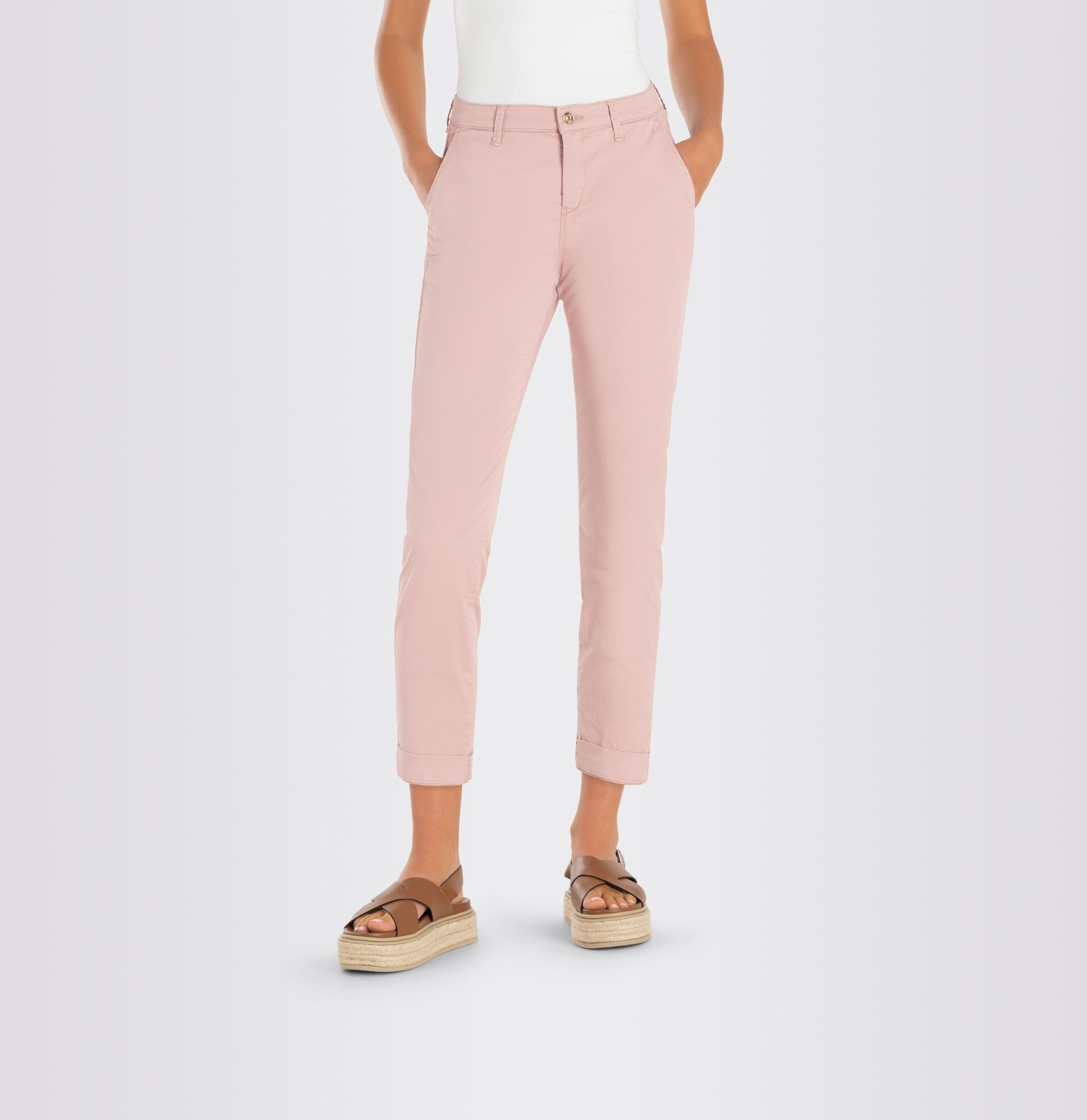 Chino Hose Slim Fit - 427R light amethyst PPT - Rosa