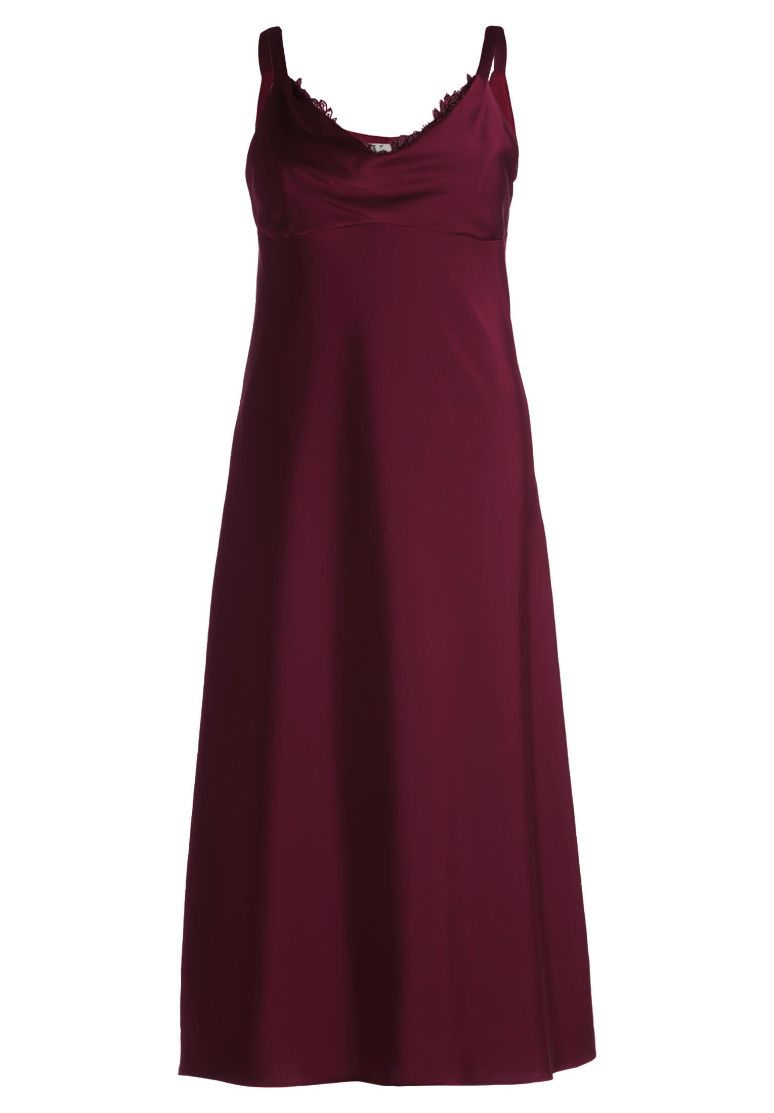 Abendkleid Maxi - 4715-Deep Dahlia - Rot