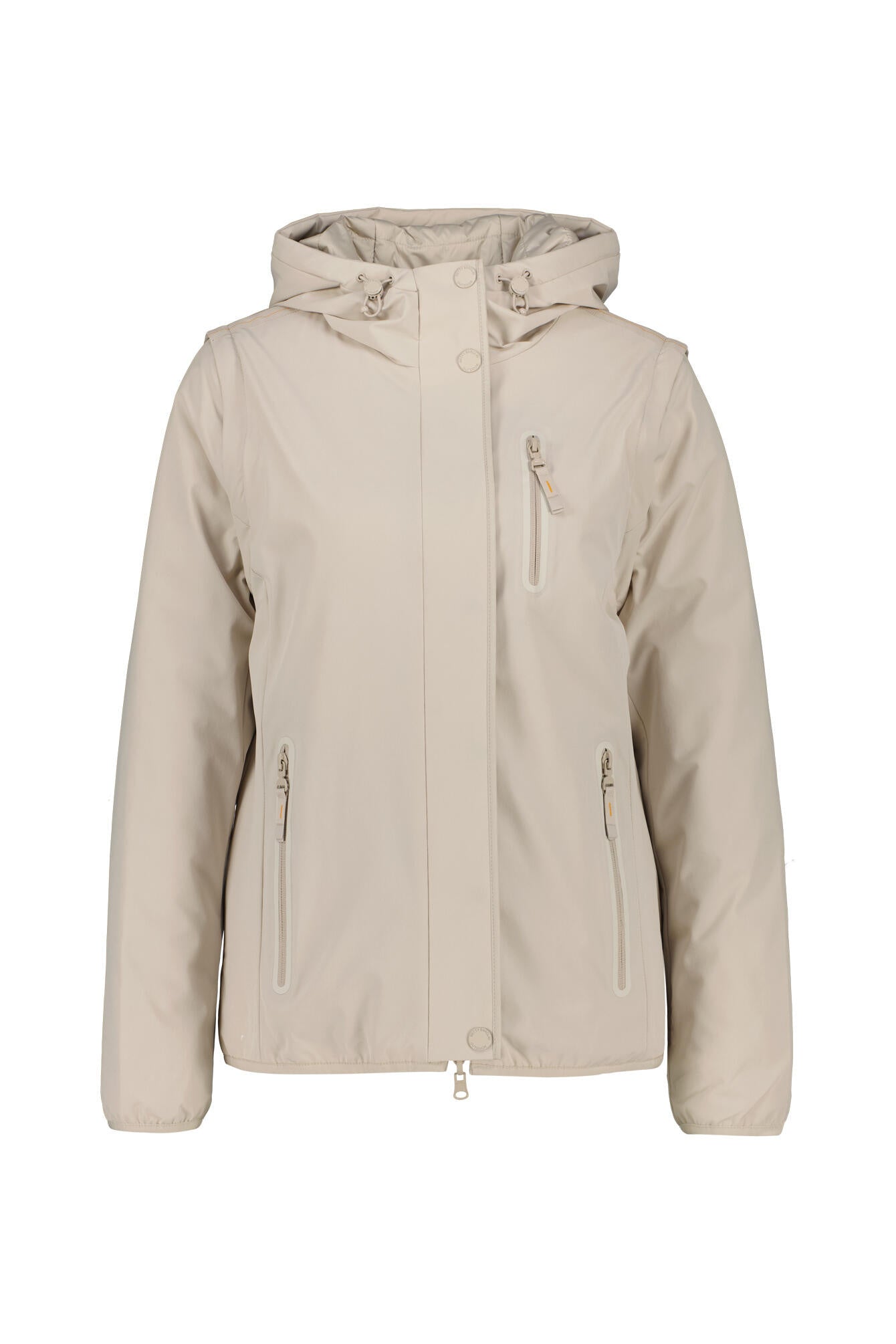 Wendejacke mit Kapuze - 9108-Chateau Gray - Beige