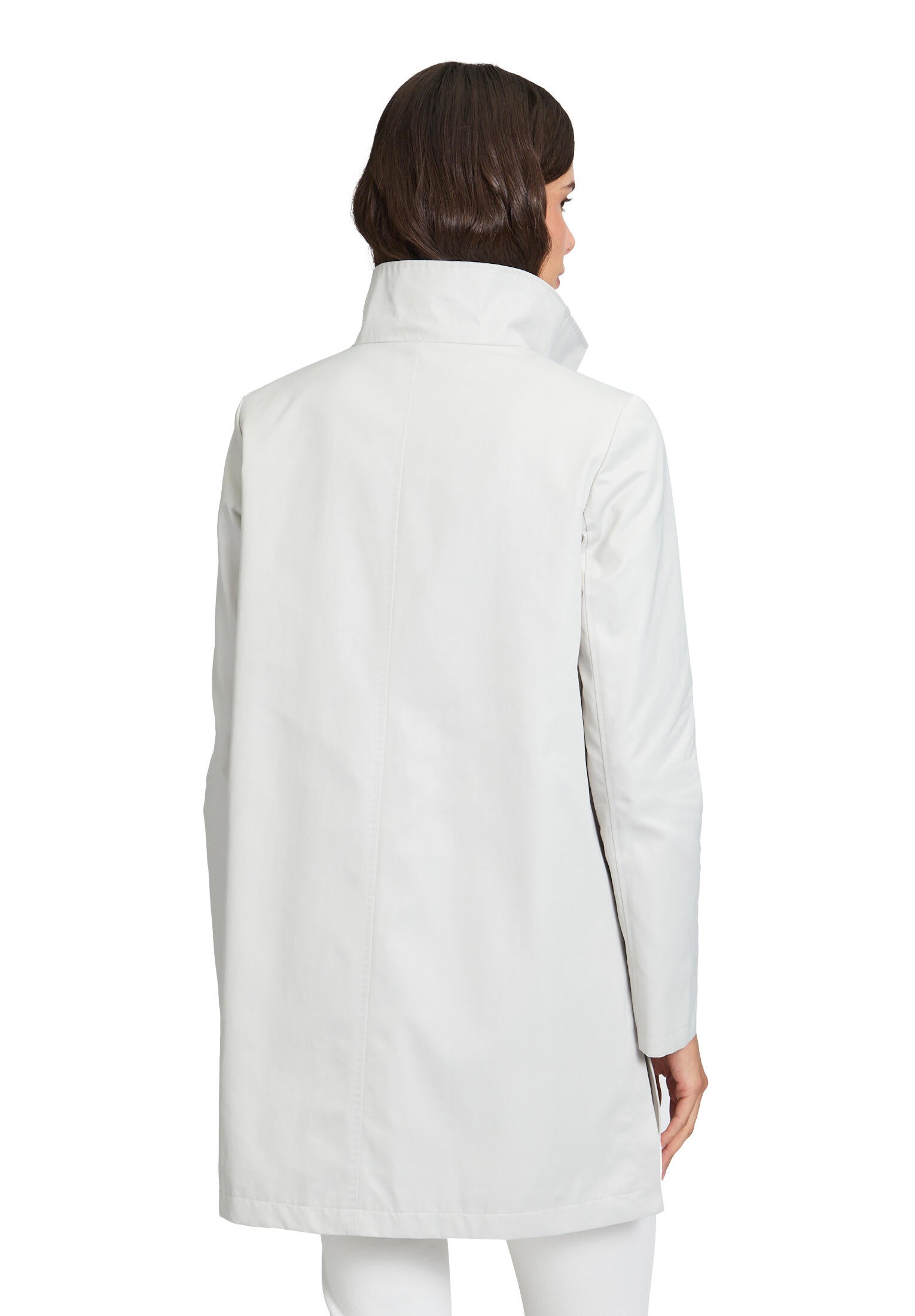 Übergangsmantel aus Baumwollmix - 9078-Glacier White - Grau