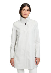 Übergangsmantel aus Baumwollmix - 9078-Glacier White - Grau