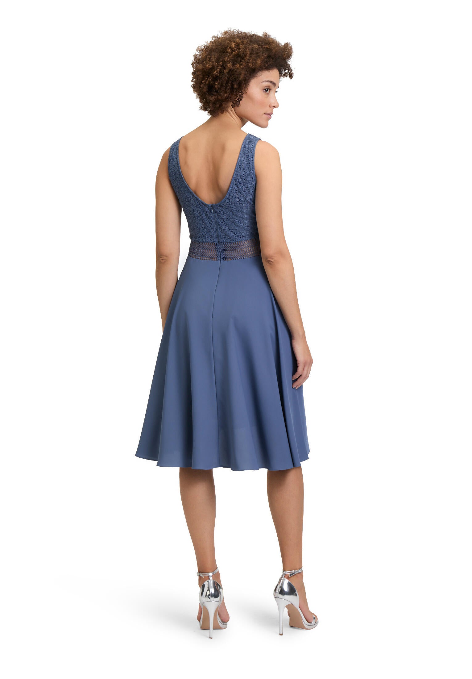 Cocktailkleid Mini - 8454-Blue Stone - Blau