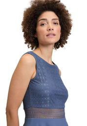 Cocktailkleid Mini - 8454-Blue Stone - Blau