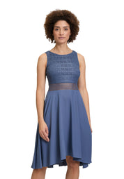 Cocktailkleid Mini - 8454-Blue Stone - Blau